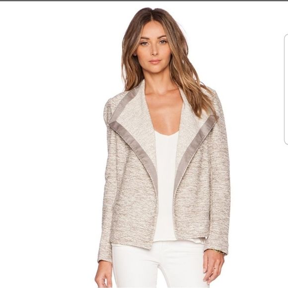 Vince Drape Neck Marled Jacket Sz. XS Pristine $395 Retail - Picture 7 of 16